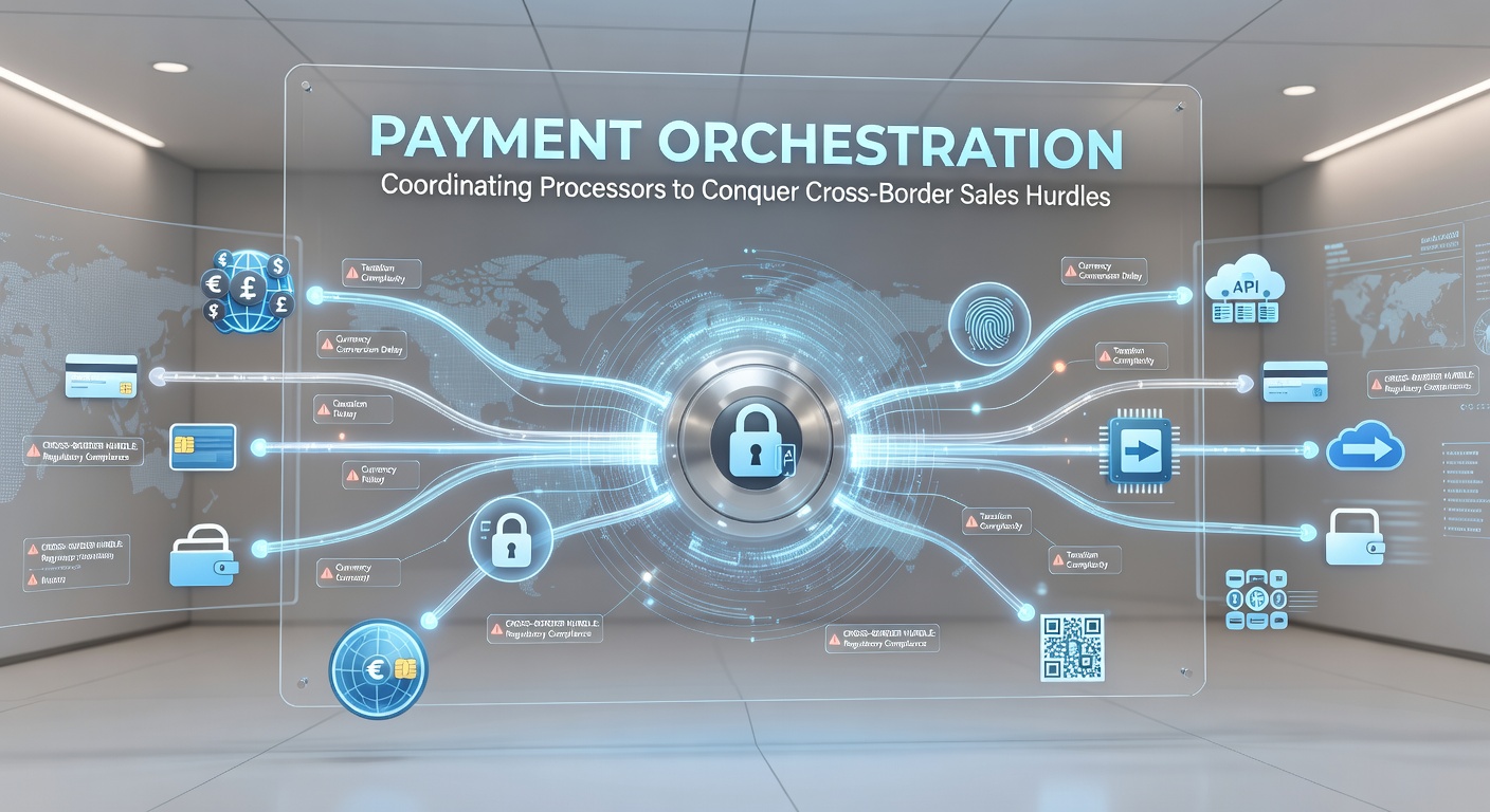Dashboard screenshot of a payment orchestration interface showing real-time routing decisions, success rates by processor, and global transaction maps
